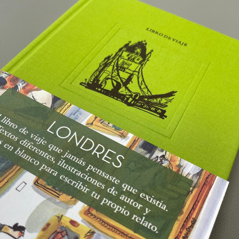 Caja Blanca de LONDRES + Colección de ocho láminas seleccionadas del libro en formato A5 - Tintablanca